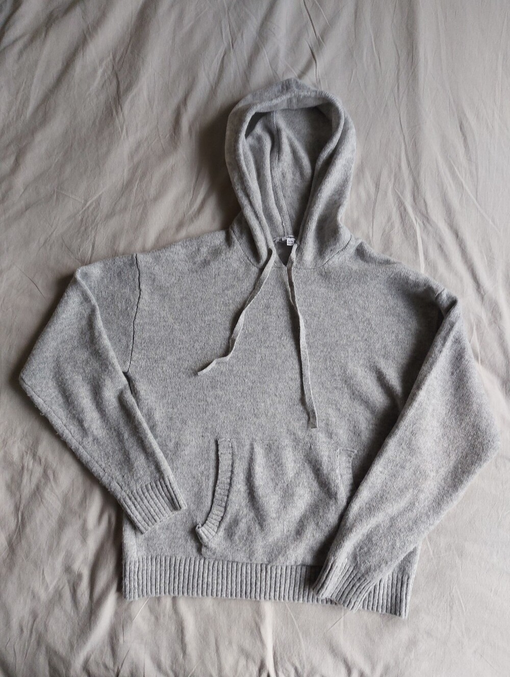 Garage Soft Grey Hoodie Sweater